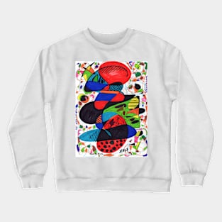 'A CONFLAGERATION OF BALLOONS' Crewneck Sweatshirt